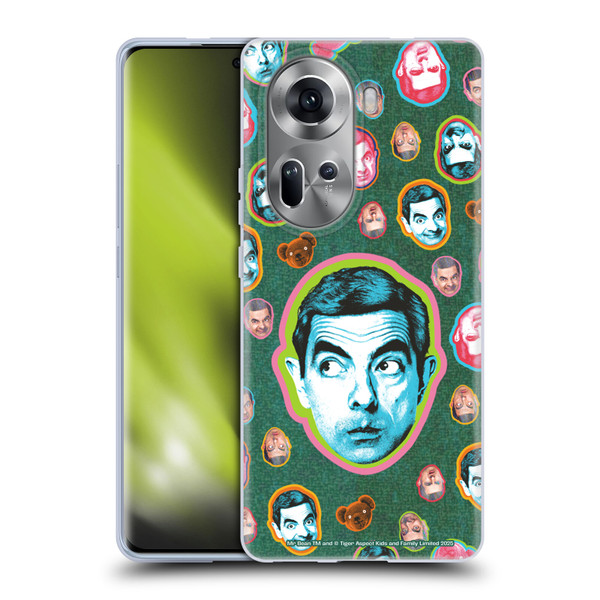 Mr. Bean Key Art Collage Soft Gel Case for OPPO Reno11