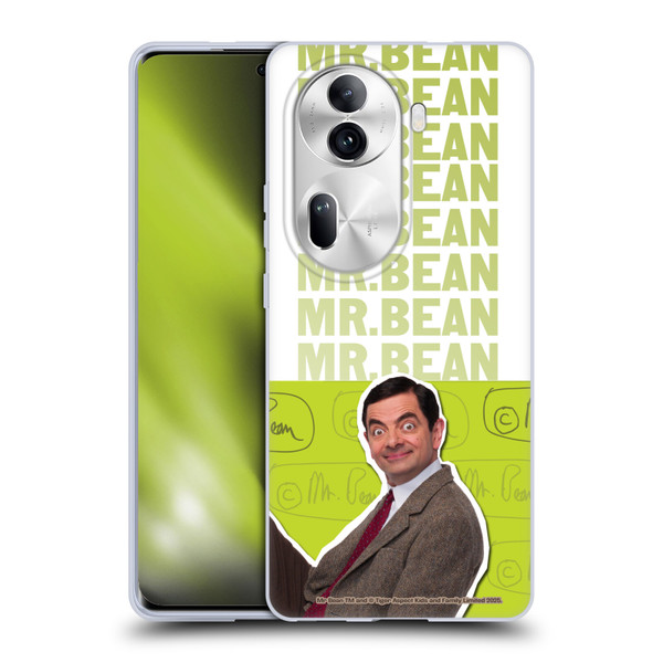Mr. Bean Key Art Portrait Soft Gel Case for OPPO Reno11 Pro