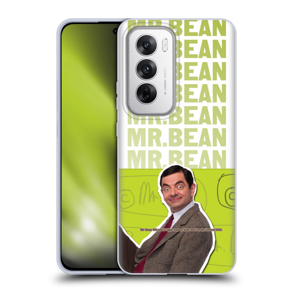 Mr. Bean Key Art Portrait Soft Gel Case for OPPO Reno12 5G