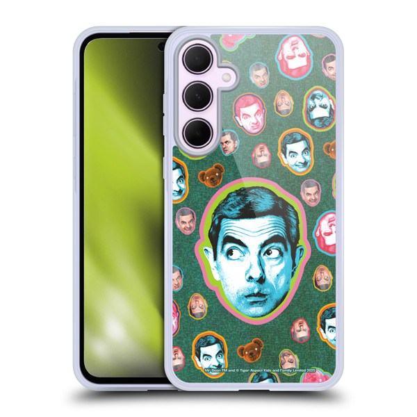 Mr. Bean Key Art Collage Soft Gel Case for Samsung Galaxy A35 5G