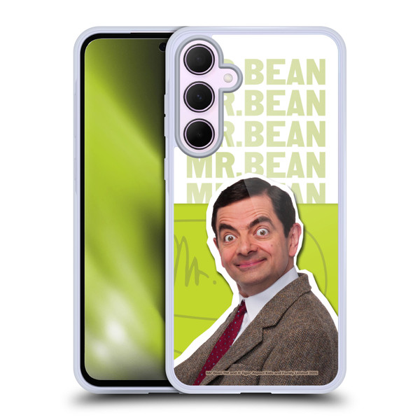 Mr. Bean Key Art Portrait Soft Gel Case for Samsung Galaxy A35 5G