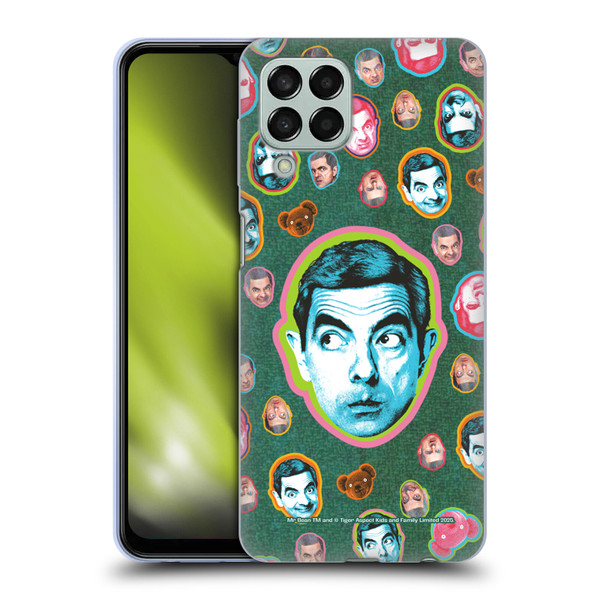 Mr. Bean Key Art Collage Soft Gel Case for Samsung Galaxy M33 (2022)
