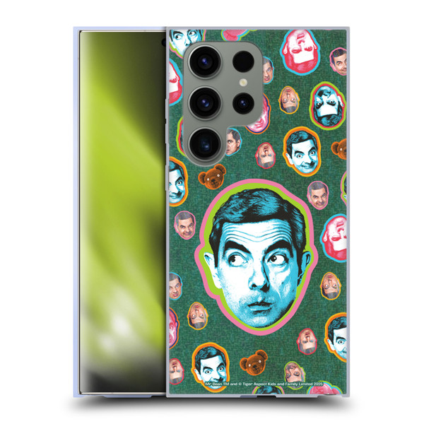 Mr. Bean Key Art Collage Soft Gel Case for Samsung Galaxy S24 Ultra 5G