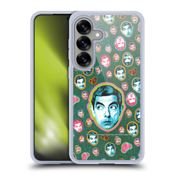 Mr. Bean Key Art Collage Soft Gel Case for Samsung Galaxy S25