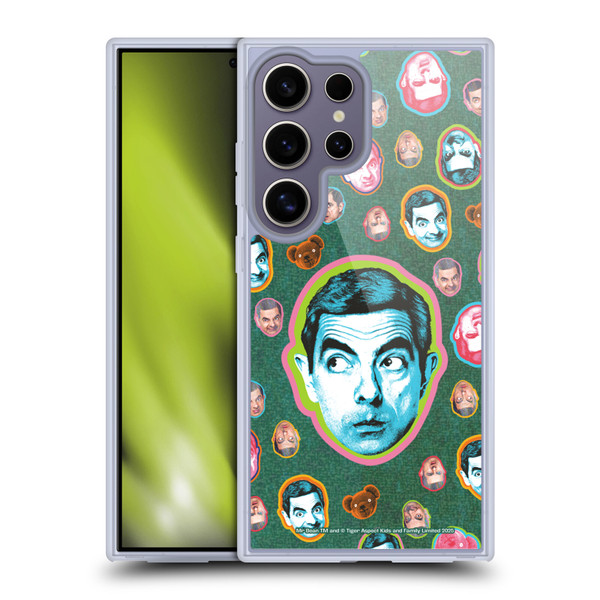 Mr. Bean Key Art Collage Soft Gel Case for Samsung Galaxy S25 Ultra