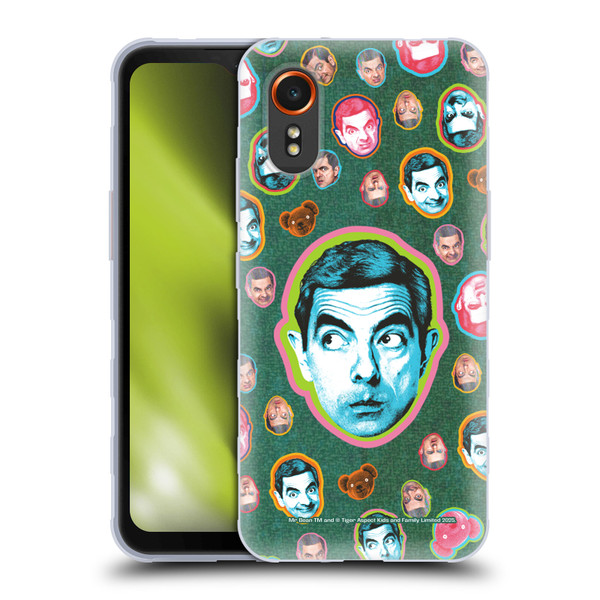Mr. Bean Key Art Collage Soft Gel Case for Samsung Galaxy Xcover7 5G