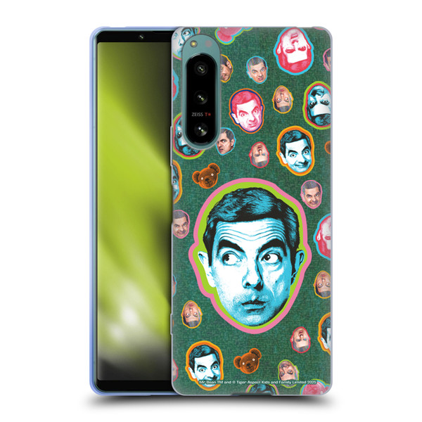Mr. Bean Key Art Collage Soft Gel Case for Sony Xperia 5 IV