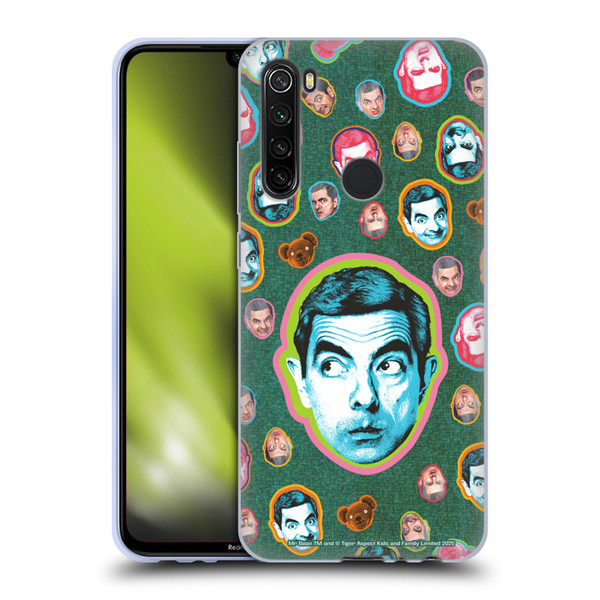Mr. Bean Key Art Collage Soft Gel Case for Xiaomi Redmi Note 8T