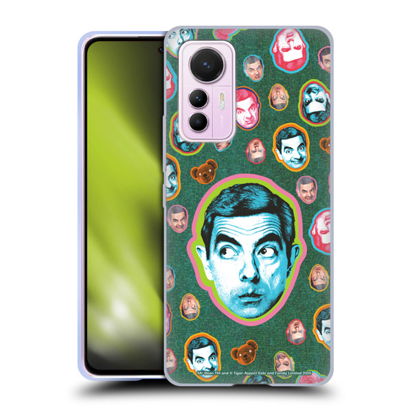 Mr. Bean Key Art Collage Soft Gel Case for Xiaomi 12 Lite