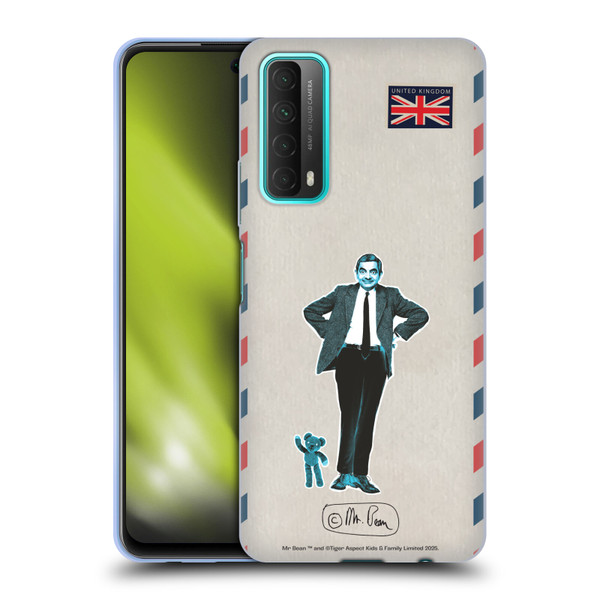 Mr. Bean London Art Postcard Soft Gel Case for Huawei P Smart (2021)