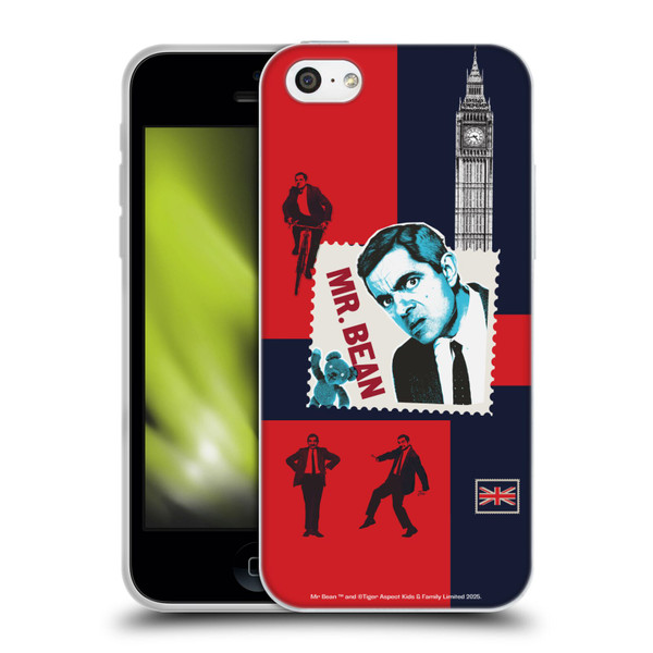 Mr. Bean London Art UK Art Soft Gel Case for Apple iPhone 5c