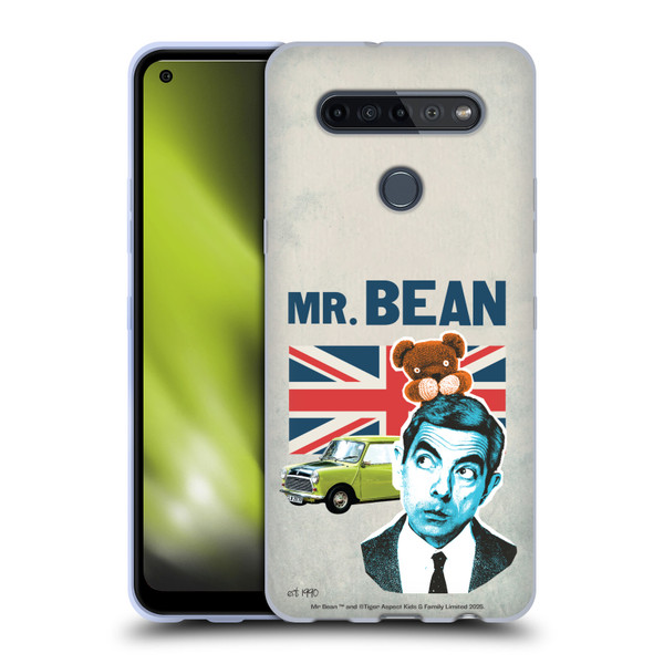 Mr. Bean London Art With Teddy Soft Gel Case for LG K51S