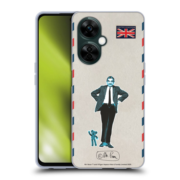 Mr. Bean London Art Postcard Soft Gel Case for OnePlus Nord N30