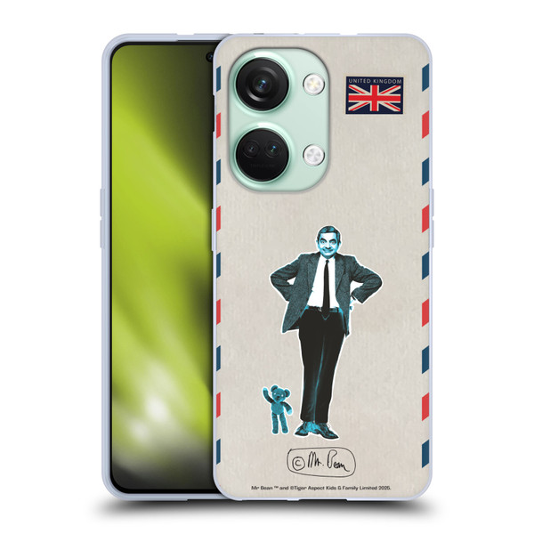Mr. Bean London Art Postcard Soft Gel Case for OnePlus Nord 3 5G