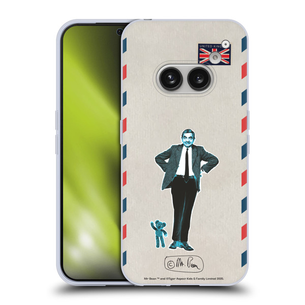 Mr. Bean London Art Postcard Soft Gel Case for Nothing Phone (2a)