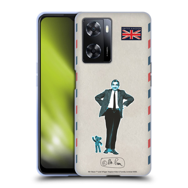 Mr. Bean London Art Postcard Soft Gel Case for OPPO A57s