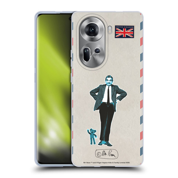 Mr. Bean London Art Postcard Soft Gel Case for OPPO Reno11