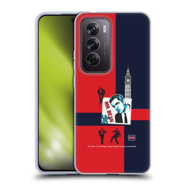 Mr. Bean London Art UK Art Soft Gel Case for OPPO Reno12 Pro 5G