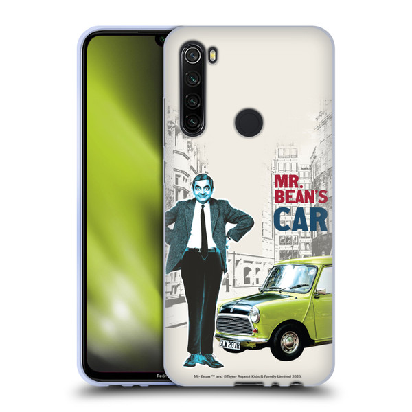 Mr. Bean London Art With Car Soft Gel Case for Xiaomi Redmi Note 8T
