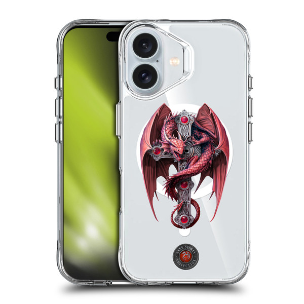 Anne Stokes Mixed Fantasy Art Dragon Gothic Guardian SHOCKPROOF BUMPER CASE COMPATIBLE WITH Apple iPhone 16 & MAGSAFE