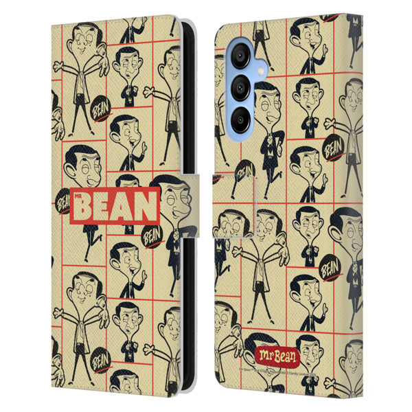 Mr. Bean: The Animated Series Graphic Art Collage Leather Book Wallet Case Cover For Samsung Galaxy A16 5G