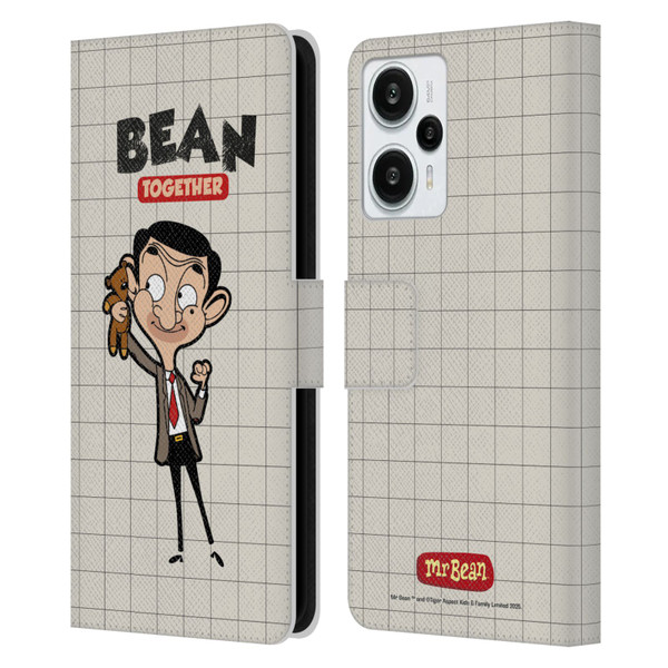 Mr. Bean: The Animated Series Graphic Art With Teddy Leather Book Wallet Case Cover For Xiaomi Redmi Note 12T Mr. Bean: The Animated Series Graphic Art With Teddy Leather Book Wallet Case Cover For Xiaomi Redmi Note 12T
