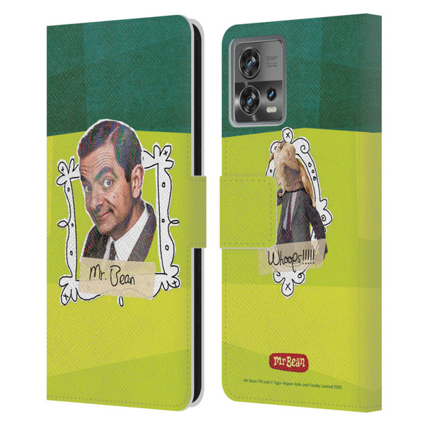Mr. Bean Doodle Art Portrait Leather Book Wallet Case Cover For Motorola Moto Edge 30 Fusion Mr. Bean Doodle Art Portrait Leather Book Wallet Case Cover For Motorola Moto Edge 30 Fusion
