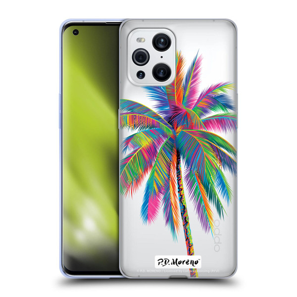 P.D. Moreno Assorted Design Palm Tree Soft Gel Case for OPPO Find X3 / Pro