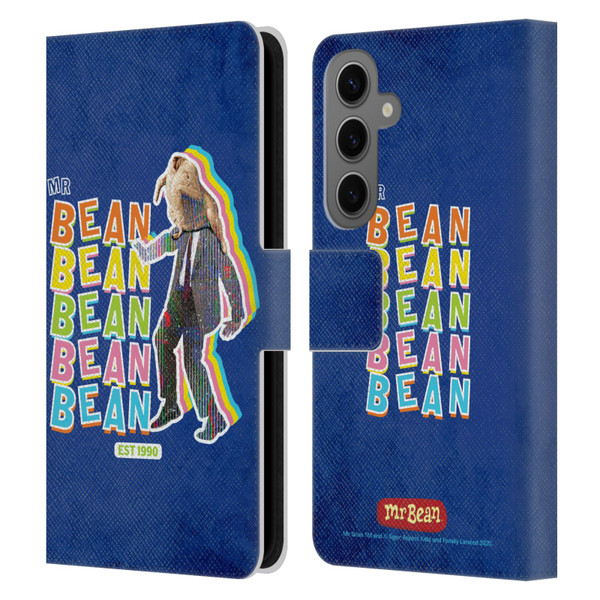 Mr. Bean Graphic Art Turkey Leather Book Wallet Case Cover For Samsung Galaxy S25