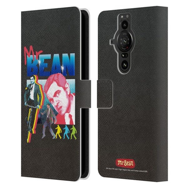 Mr. Bean Graphic Art Bike Leather Book Wallet Case Cover For Sony Xperia Pro-I