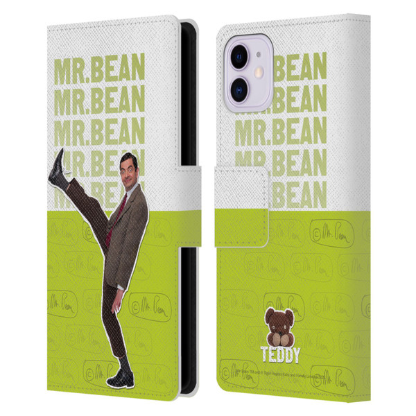 Mr. Bean Key Art Portrait Leather Book Wallet Case Cover For Apple iPhone 11