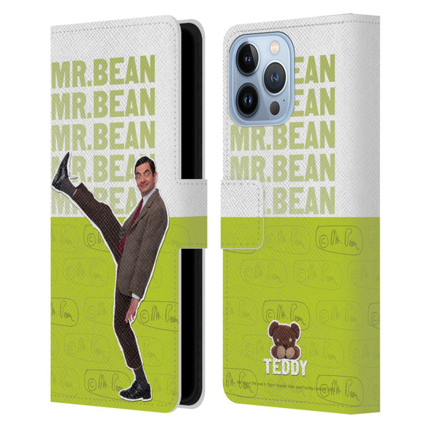 Mr. Bean Key Art Portrait Leather Book Wallet Case Cover For Apple iPhone 13 Pro Max