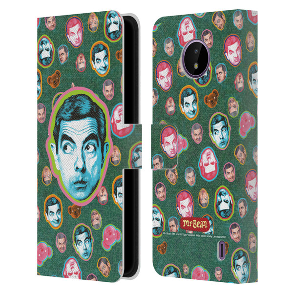 Mr. Bean Key Art Collage Leather Book Wallet Case Cover For Nokia C10 / C20