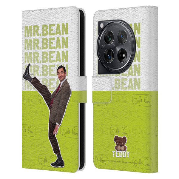Mr. Bean Key Art Portrait Leather Book Wallet Case Cover For OnePlus 12
