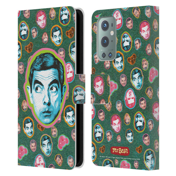 Mr. Bean Key Art Collage Leather Book Wallet Case Cover For OnePlus 9