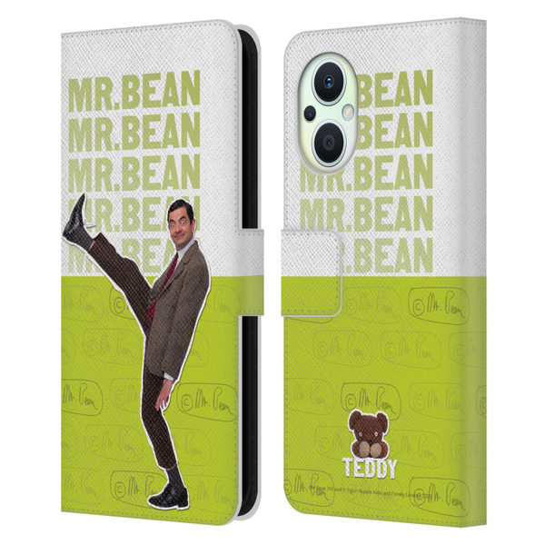 Mr. Bean Key Art Portrait Leather Book Wallet Case Cover For OPPO Reno8 Lite
