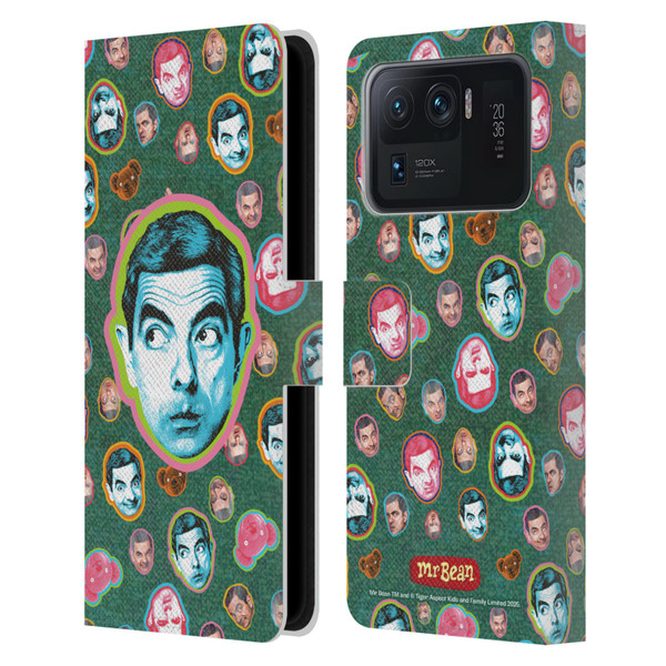 Mr. Bean Key Art Collage Leather Book Wallet Case Cover For Xiaomi Mi 11 Ultra