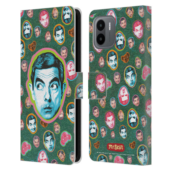 Mr. Bean Key Art Collage Leather Book Wallet Case Cover For Xiaomi Redmi A2