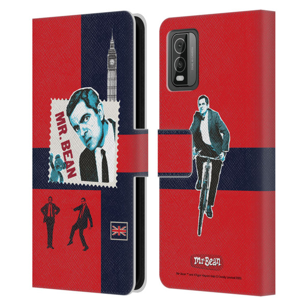 Mr. Bean London Art UK Art Leather Book Wallet Case Cover For Nokia C210