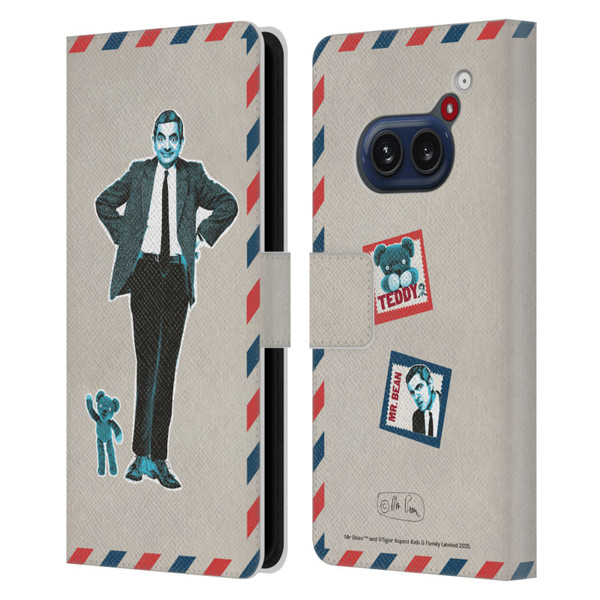 Mr. Bean London Art Postcard Leather Book Wallet Case Cover For Nothing Phone (2a) Mr. Bean London Art Postcard Leather Book Wallet Case Cover For Nothing Phone (2a)
