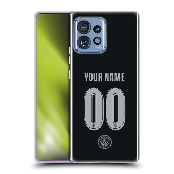 Custom Customised Personalised Manchester City Man City FC 2025/26 Badge Kit Away Soft Gel Case for Motorola Moto Edge 40 Pro/Plus 2023 Custom Customised Personalised Manchester City Man City FC 2025/26 Badge Kit Away Soft Gel Case for Motorola Moto Edge 40 Pro/Plus 2023