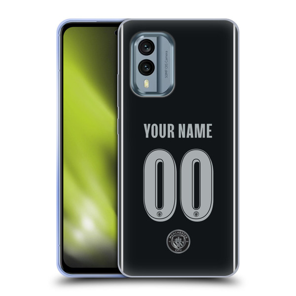 Custom Customised Personalised Manchester City Man City FC 2025/26 Badge Kit Away Soft Gel Case for Nokia X30 Custom Customised Personalised Manchester City Man City FC 2025/26 Badge Kit Away Soft Gel Case for Nokia X30