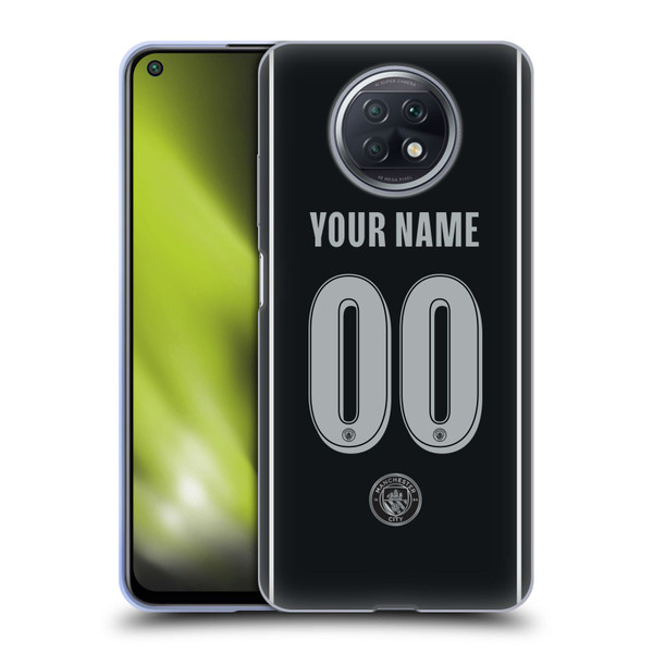 Custom Customised Personalised Manchester City Man City FC 2025/26 Badge Kit Away Soft Gel Case for Xiaomi Redmi Note 9T 5G