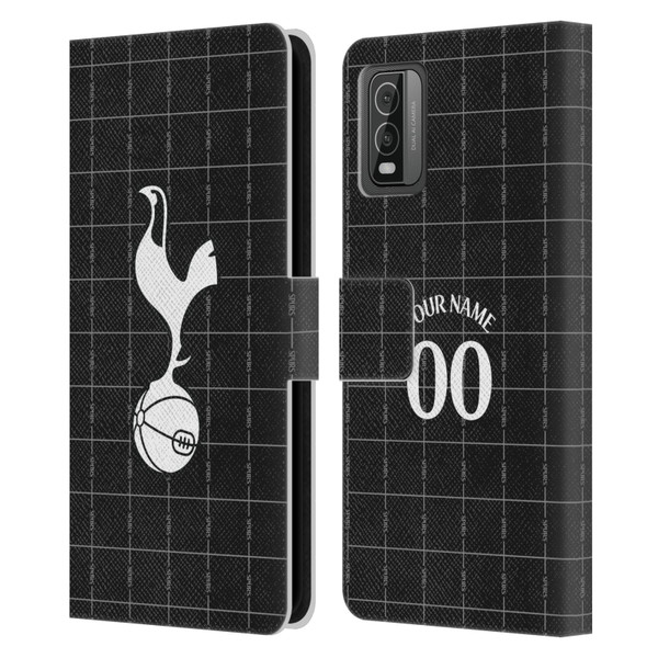 Custom Customised Personalised Tottenham Hotspur F.C. 2025/26 Badge Kit Away Leather Book Wallet Case Cover For Nokia C210
