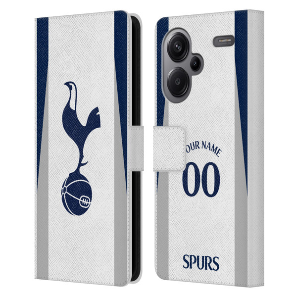 Custom Customised Personalised Tottenham Hotspur F.C. 2025/26 Badge Kit Home Leather Book Wallet Case Cover For Xiaomi Redmi Note 13 Pro Plus 5G Custom Customised Personalised Tottenham Hotspur F.C. 2025/26 Badge Kit Home Leather Book Wallet Case Cover For Xiaomi Redmi Note 13 Pro Plus 5G