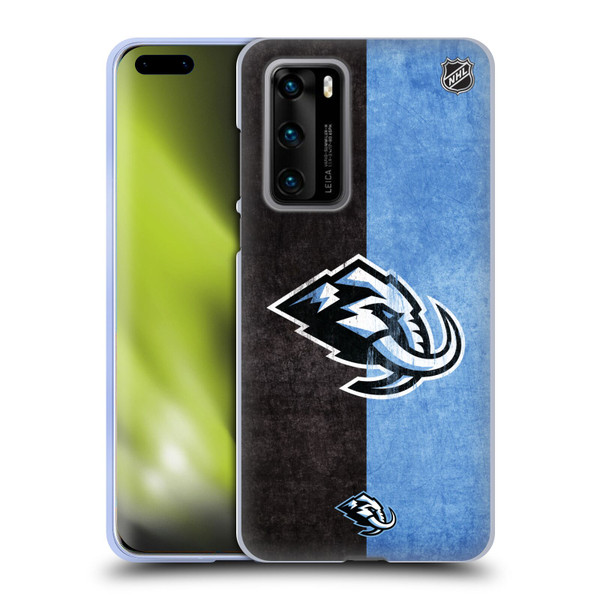 NHL Utah Mammoth Half Distressed Soft Gel Case for Huawei P40 5G