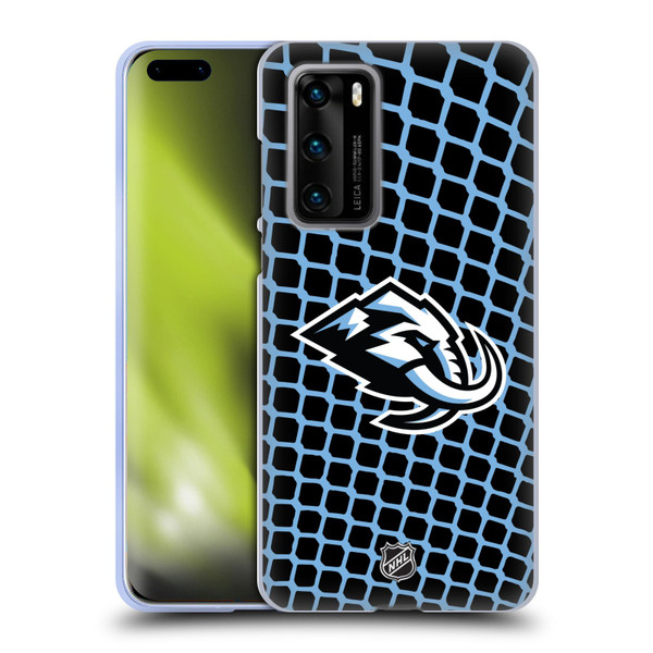 NHL Utah Mammoth Net Pattern Soft Gel Case for Huawei P40 5G