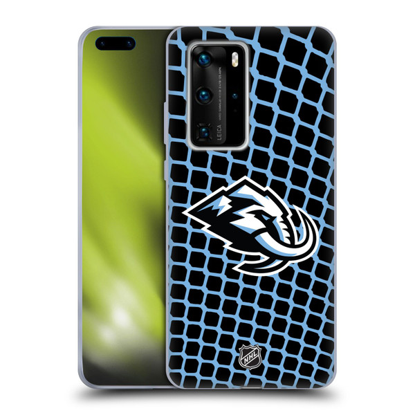NHL Utah Mammoth Net Pattern Soft Gel Case for Huawei P40 Pro / P40 Pro Plus 5G
