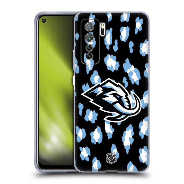 NHL Utah Mammoth Leopard Pattern Soft Gel Case for Huawei Nova 7 SE/P40 Lite 5G