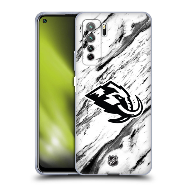NHL Utah Mammoth Marble Soft Gel Case for Huawei Nova 7 SE/P40 Lite 5G